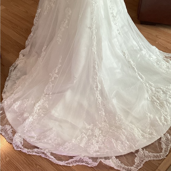 - Jasmine Haute Couture Wedding Gown Dress, sz 8, Silk, Lace, Embroidered … - Picture 10 of 16